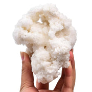 VIZYTOU white cluster rough crystal for calm ambience and decorative display.