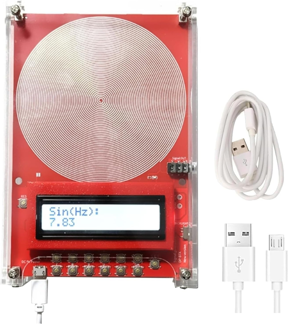 VLSQHNCF Schumann generator front view showing compact design for ambient use.