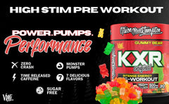 Shaker cup ready to mix KXR before training session.
