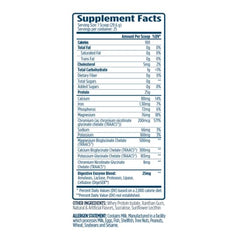 ProtoLyte scoop beside the tub shows precise serving sizes for convenient dosing.