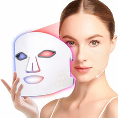 Vnvfd Professional Red Light Mask front view for at home skin rejuvenation and glow