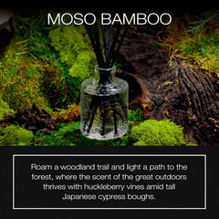 Voluspa Moso Bamboo reed sticks evenly distribute fragrance for any room