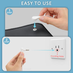 Voocvii grounding mat back with cotton anti-slip backing