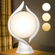 Voraiya light therapy lamp with 10,000 lux glow for daylight-like illumination.