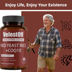 VOSETOKELA Lunessa ingredient list visualizing red yeast rice and CoQ10 components