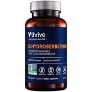 Vthrive Dihydroberberine with Cinnamon bottle for convenient daily blood sugar support.