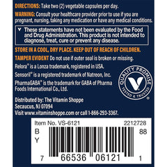 Vthrive Mood Balance label close-up emphasizing no artificial additives