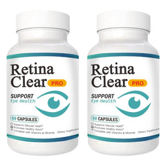 Vunexo Retina Clear Pro bottle front for daily eye support.
