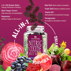 Vuvionoso bottle visual of grapeseed and pomegranate daily blend