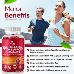 VV Naturals liver detox ingredients highlight milk thistle and glutathione.