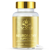 VVQ Nerve Savior bottle front highlighting dosage for daily nerve support.