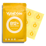 Vytadose packaging showing sugar-free energy patches for mood and focus