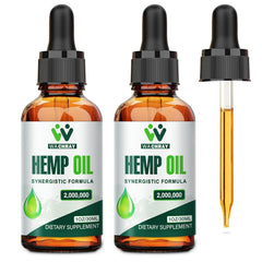 WACHRAY hemp oil drops bottle highlights high potency formula for daily wellness