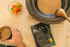 Calming relaxation with Wakacon Kava Waka powder in a prepared cup