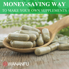 wananfu double lock design capsules emphasize secure sealing and freshness.