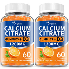 Wanish calcium citrate 1200mg bottle front for bone and teeth support