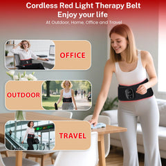 WAPAG extension belts attached for longer reach across the body
