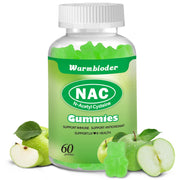 Warmbioder NAC Gummies packaging highlights gluten-free, non-GMO formula for everyday wellness.