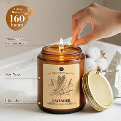 WarmEmbrace jasmine candle jar refreshing and uplifting spaces.