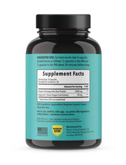Warrior Strong Wellness ashwagandha capsules close-up highlighting the high potency form.