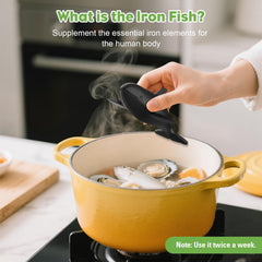 Watstion Killer Whale iron fish usage in daily cooking demonstrates simplicity.