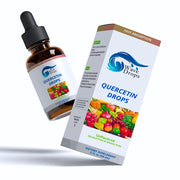 Wave Drops Quercetin liquid drops bottle pour supports daily wellness routine