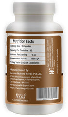 Way 4 Organic W4O Haritaki capsules label highlights gluten-free formulation.
