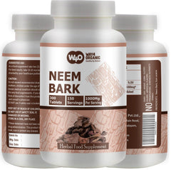 WAY 4 ORGANIC W4O Neem Bark Capsules bottle front for daily use.