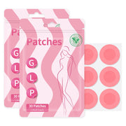 WCXJYA Botanical Blend GLP1 patch with pomegranate and cinnamon for soothing skin throughout the day.