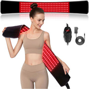 WDIBUN red-light-therapy-belt-full-coverage offers broad at-home relaxation with even light distribution.
