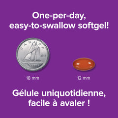 Webber Naturals 20 mg lutein per softgel provides consistent daily nourishment.