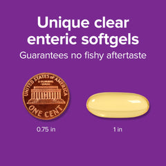 Webber Naturals two-per-day dosage image showing convenient omega-3 routine.