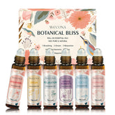 Wecona aromatherapy roll-on set packaging showing premium gift-ready presentation