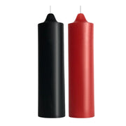 WEIHAI low-temp black candle closeup for romantic ambiance