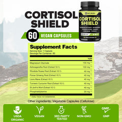 WELBUDA 8in1 Cortisol Shield capsules pour demonstrates easy daily intake.