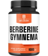WELBUDA Berberine-Gymnema bottle for a premium daily supplement routine.