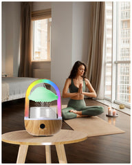 Weljoy diffuser showing mobile control for lights and speed