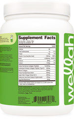 Wellah The Afterglow nutrition label shows 14 g protein per serving for daily nourishment