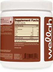 Wellah Colostrum Rocky Road label indicating quality and third-party testing