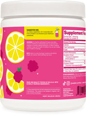 Wellah Creatine for Women Raspberry Lemonade ingredients with dandelion and cranberry extract