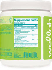 Wellah Creatine for Women product shot front shows coconut lime flavor branding