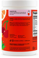 Wellah Electrolytes Watermelon dissolving in water for a smooth refreshment.