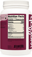 Wellah Protein Your Whey label closeup highlights NSF GMP quality marks