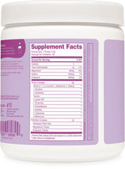 Wellah So Long Soreness BCAA Powder label close-up shows GMP-certified quality and safety.