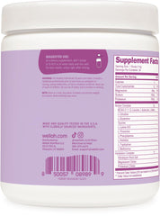Wellah So Long Soreness BCAA Powder mixing-glass highlights refreshing frozen lemonade flavor for post-workout hydration.