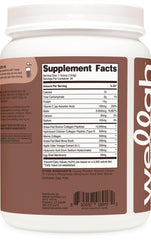 Wellah The Afterglow Chocolate label close-up noting non-GMO and gluten-free.