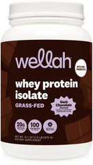 Wellah grass-fed whey protein pour into glass shake for post-workout recovery