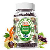 Well&Whole Horse Chestnut Extract Gummies bottle pour illustrating leg circulation support.