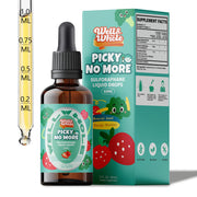 Well&Whole sulforaphane kids liquid bottle for easy daily dosing.