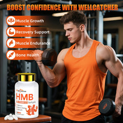 Wellcatcher HMB softgel capsules ready to swallow